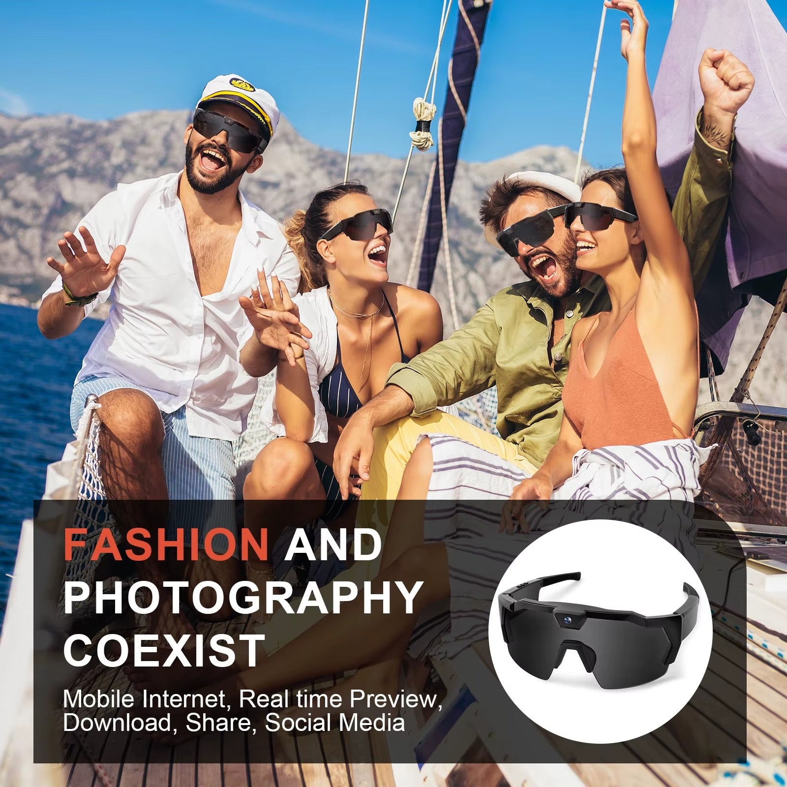 Sports Camera Glasses